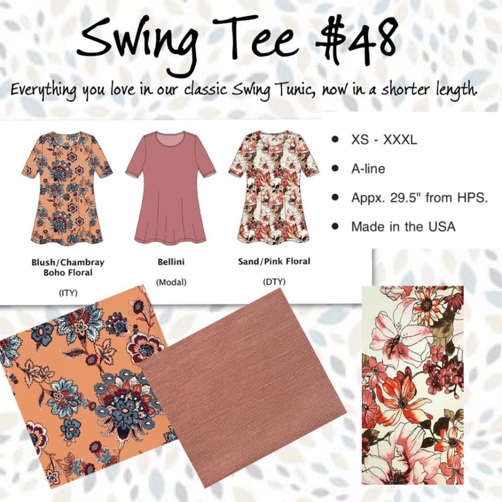 Floral Swing tee
